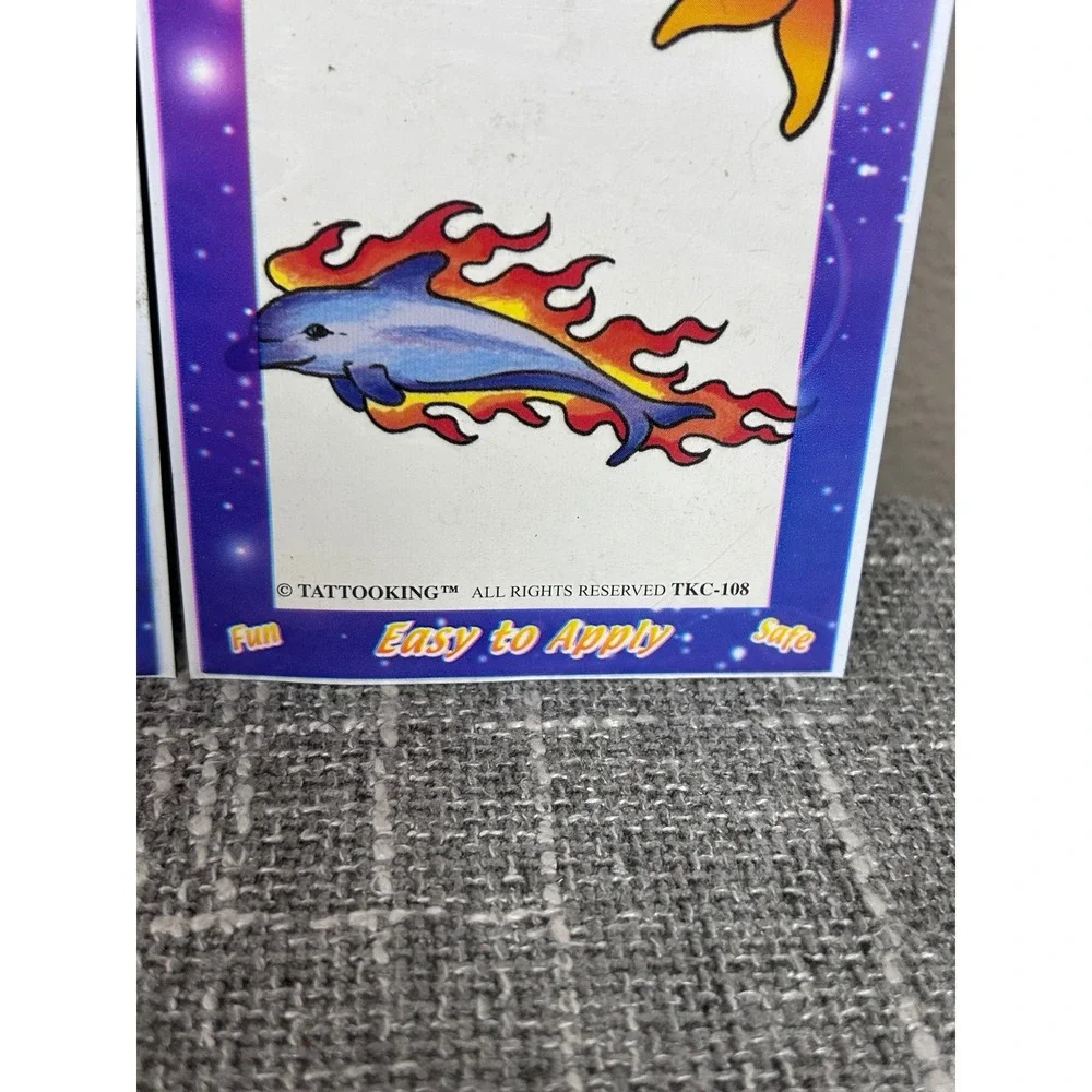 Tattoo King Body Art Temporary Tattoos Designer‎ Series Easy to Apply